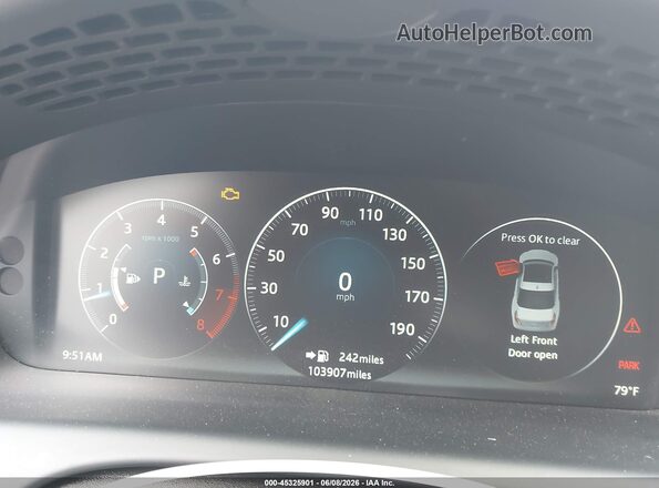 SAJWA1C73H8W12309 2017 JAGUAR XJ White Հետևի նստատեղերի տեսք