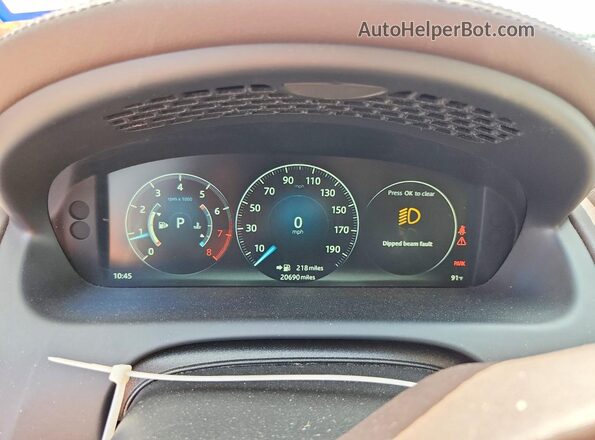 SAJWA1C78K8W19456 2019 JAGUAR XJ Green Սարքավորումների վահանակի տեսք
