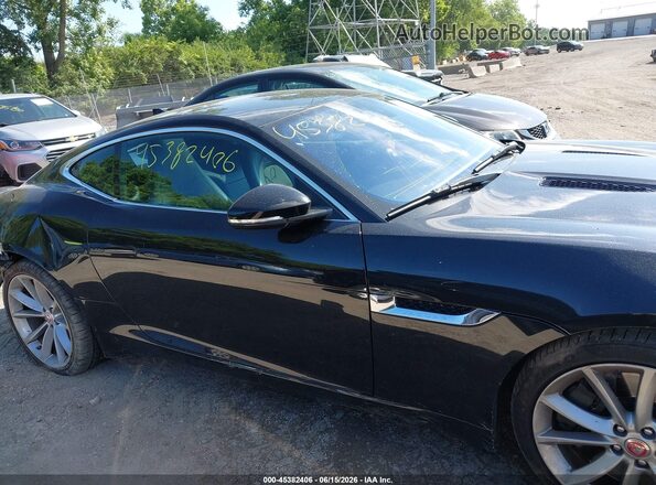 SAJWA6BU0H8K46717 2017 JAGUAR F-TYPE Black Vista interior trasera