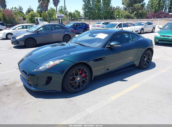 SAJWA6BU6H8K38394 2017 JAGUAR F-TYPE Green Передня ліва чверть