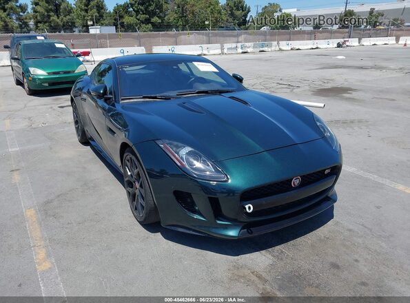 SAJWA6BU6H8K38394 2017 JAGUAR F-TYPE Green Вид спереду