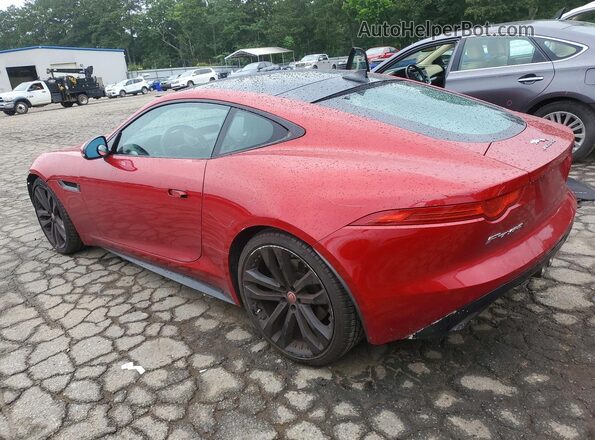 SAJWA6BU6H8K45426 2017 JAGUAR F-TYPE Red Tył lewy