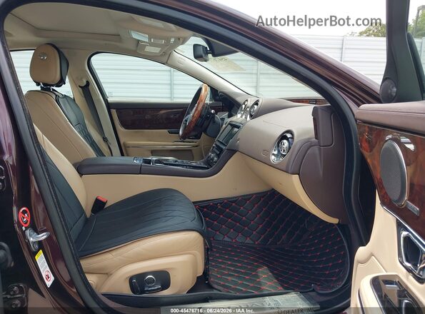 SAJWJ1CD2G8V99136 2016 JAGUAR XJ Бордовый Вид салона спереди
