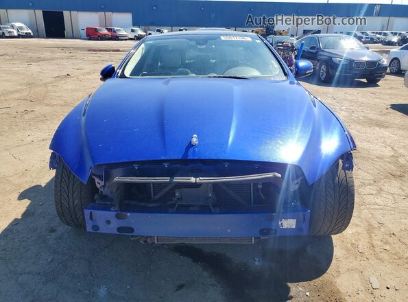 SAJWJ2GD1H8W06076 2017 JAGUAR XJL Blue Front view