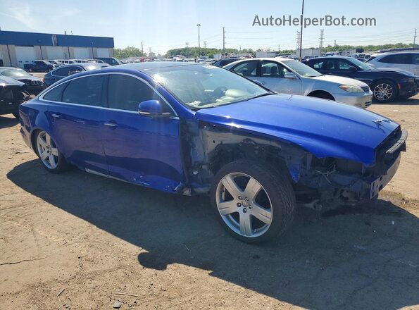 SAJWJ2GD1H8W06076 2017 JAGUAR XJL Blue Front right