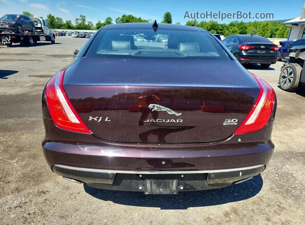 SAJWJ2GD1J8W14393 2018 JAGUAR XJL Бордовый Вид сзади