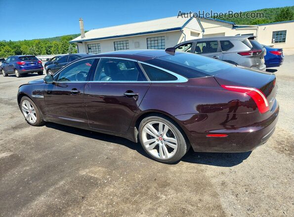 SAJWJ2GD1J8W14393 2018 JAGUAR XJL Бордовый Задняя левая четверть