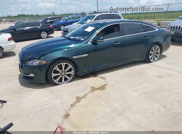 SAJWJ2GD3J8W16856 2018 JAGUAR XJ Green Vista tres cuartos delantera izquierda