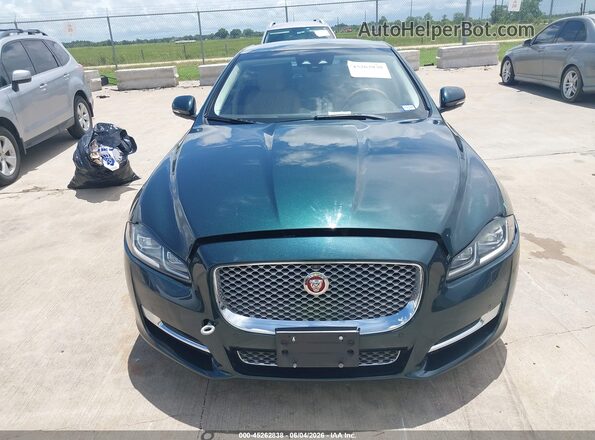 SAJWJ2GD3J8W16856 2018 JAGUAR XJ Green Vista del cuadro de instrumentos