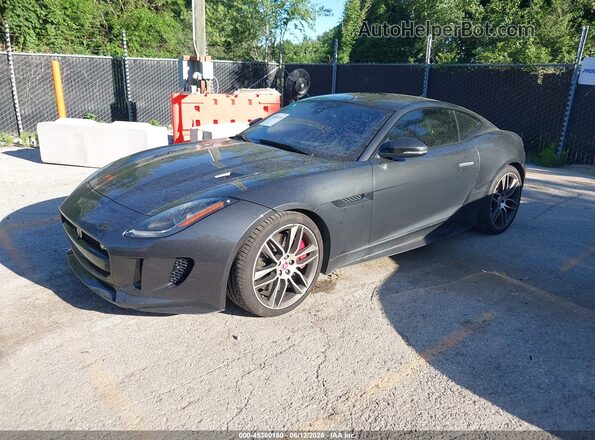 SAJWJ6DL5HMK35935 2017 JAGUAR F-TYPE Gray წინა მარცხენა ხედი სამი მეოთხედიდან