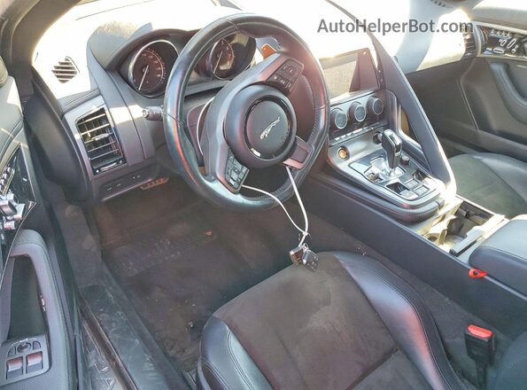SAJWJ6FV2G8K31668 2016 JAGUAR F-TYPE Black წინა პანელის ხედი