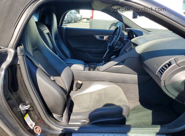 SAJWJ6FV2G8K31668 2016 JAGUAR F-TYPE Black უკანა სავარძლების ხედი