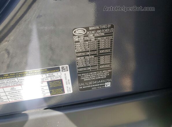 SAL1L9E94SA480766 2025 LAND ROVER RANGE Blue 
