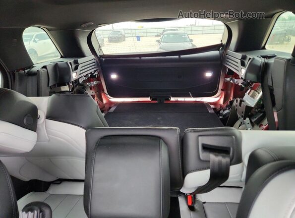 SAL1L9FU2PA105131 2023 LAND ROVER RANGE Red უკანა სავარძლების ხედი