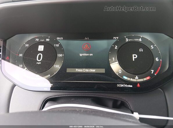 SAL1P9EU7TA619105 2026 LAND ROVER RANGE ROVER SPORT Black Widok tylnych siedzeń