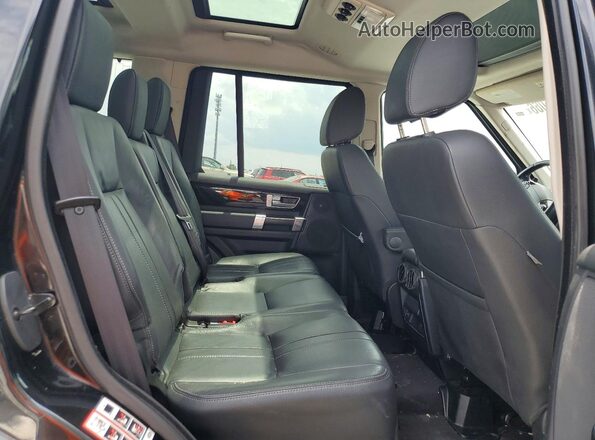SALAG2V60GA824604 2016 LAND ROVER LR4 Black Vista de los asientos traseros