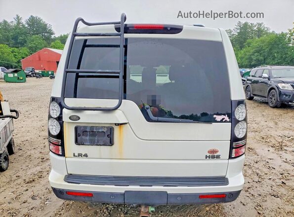 SALAG2V61GA794206 2016 LAND ROVER LR4 White უკანა ხედი