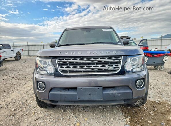 SALAG2V63GA799150 2016 LAND ROVER LR4 Gray Вид спереду