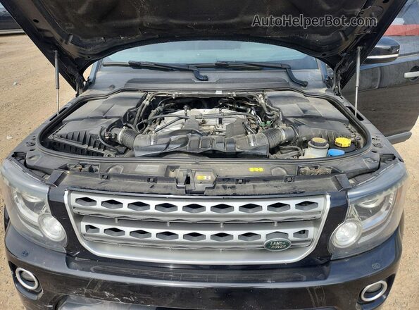 SALAG2V63GA805710 2016 LAND ROVER LR4 Black Вид підкапотного простору