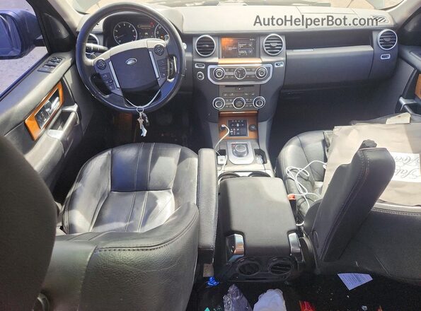 SALAG2V63GA805710 2016 LAND ROVER LR4 Black Вид панелі приладів