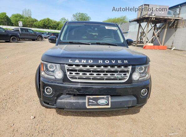 SALAG2V63GA805710 2016 LAND ROVER LR4 Black Вид спереду