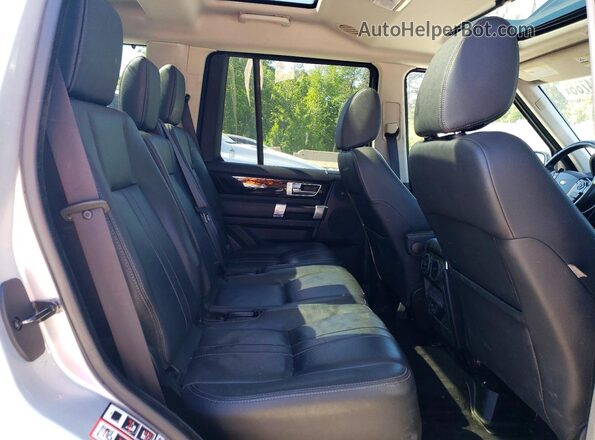 SALAG2V67GA830433 2016 LAND ROVER LR4 Silver Vista interior trasera