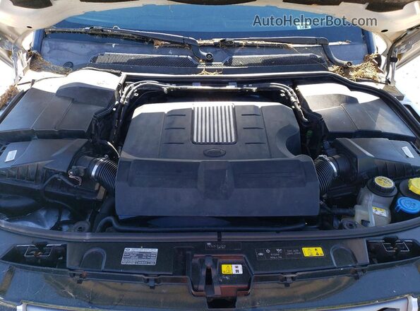 SALAG2V67GA830433 2016 LAND ROVER LR4 Silver Vista del compartimento del motor
