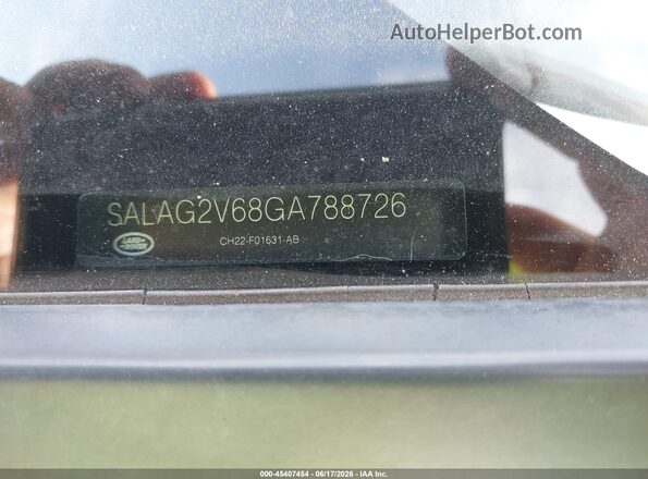 SALAG2V68GA788726 2016 LAND ROVER LR4 Gray 