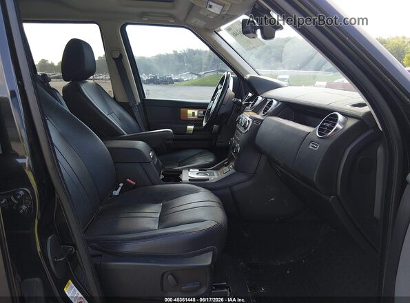 SALAG2V68GA801510 2016 LAND ROVER LR4 Black Front interior view