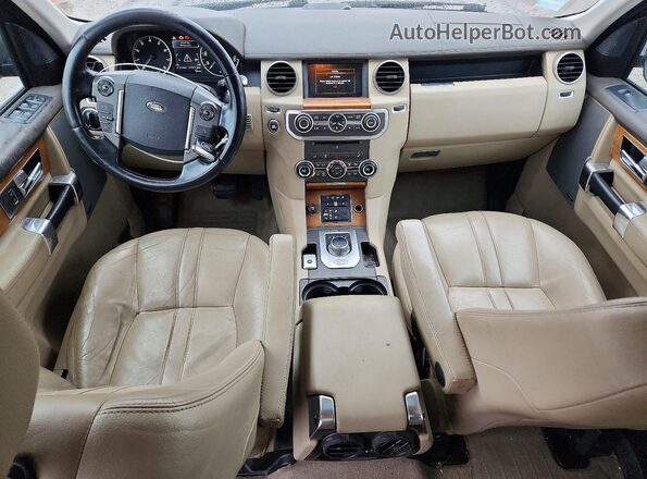 SALAG2V68GA804410 2016 LAND ROVER LR4 Tan Widok deski rozdzielczej