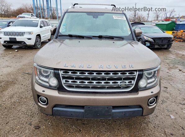 SALAG2V68GA804410 2016 LAND ROVER LR4 Tan Widok z przodu