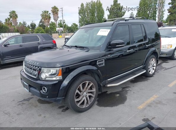 SALAG2V6XGA827199 2016 LAND ROVER LR4 Black Front left
