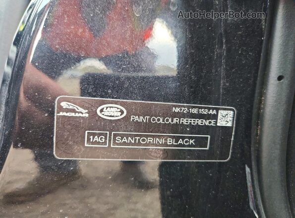 SALCJ2FX1PH322726 2023 LAND ROVER DISCOVERY Black VIN კოდის სტიკერის ხედი
