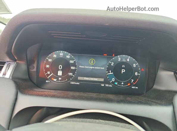 SALCJ2FX1PH322726 2023 LAND ROVER DISCOVERY Black ხელსაწყოთა პანელის ხედი