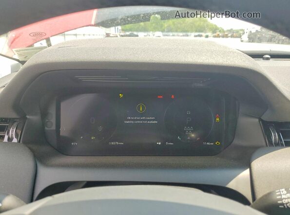 SALCJ2FX5SH365023 2025 LAND ROVER DISCOVERY Red Instrument cluster view