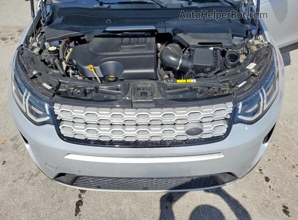 SALCJ2FXXLH858035 2020 LAND ROVER DISCOVERY Silver Widok komory silnika