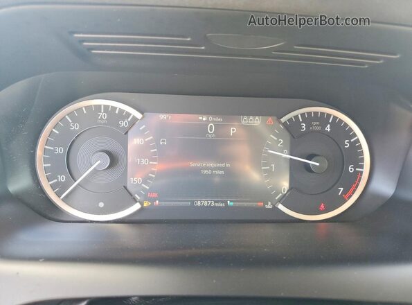 SALCJ2FXXLH858035 2020 LAND ROVER DISCOVERY Silver Widok zestawu wskaźników