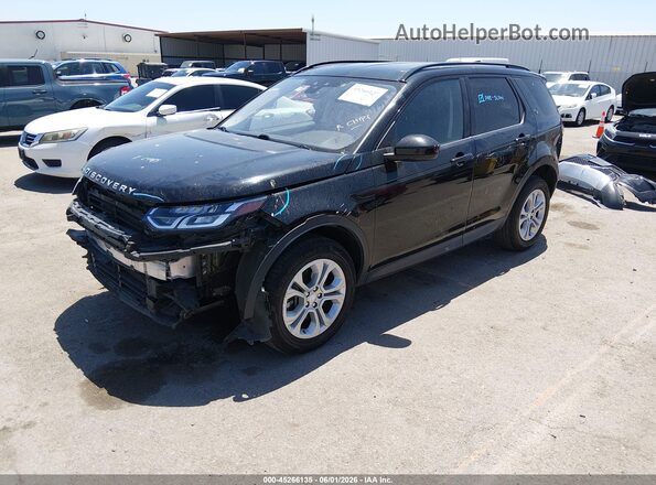 SALCK2FX5LH834674 2020 LAND ROVER DISCOVERY SPORT Black წინა მარცხენა ხედი სამი მეოთხედიდან