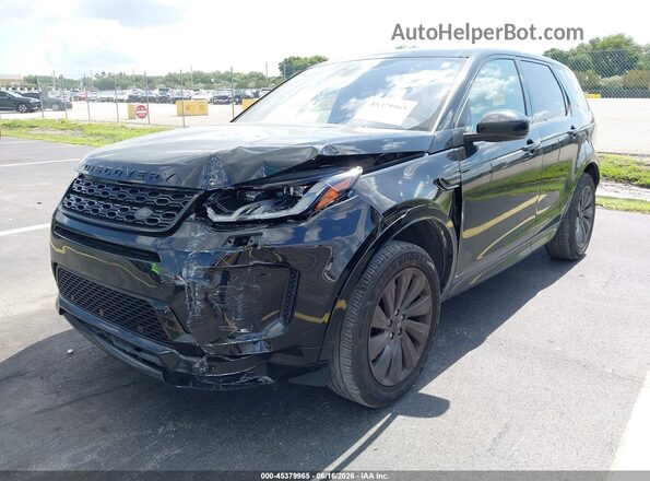 SALCL2FX3LH856430 2020 LAND ROVER DISCOVERY SPORT Black Դիմացի տեսք