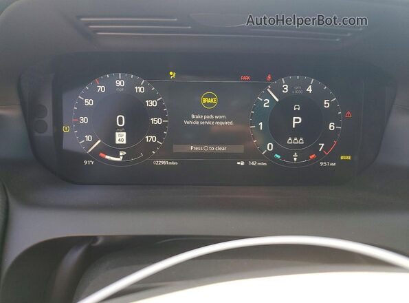 SALCL2FX4PH325341 2023 LAND ROVER DISCOVERY Gray ხელსაწყოთა პანელის ხედი