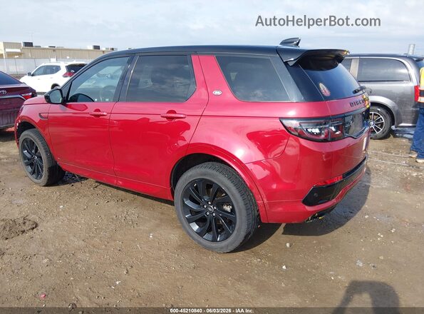 SALCL2FX9LH849742 2020 LAND ROVER DISCOVERY SPORT Red Հետևի ձախ