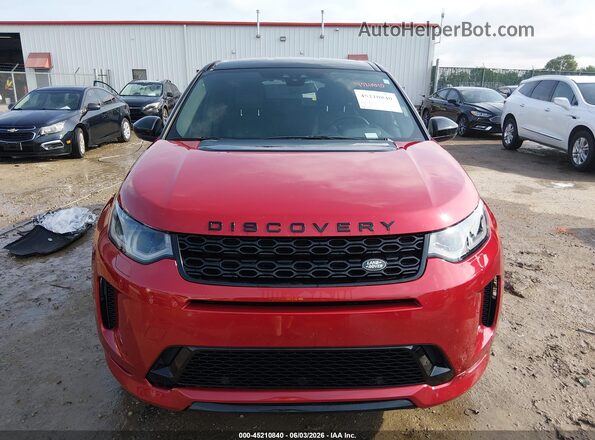 SALCL2FX9LH849742 2020 LAND ROVER DISCOVERY SPORT Red Սարքավորումների վահանակի տեսք