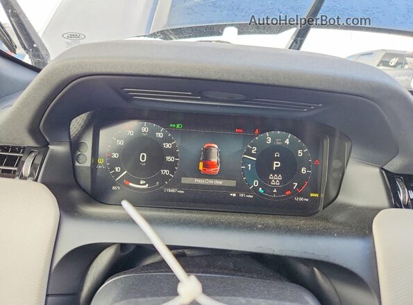 SALCL2FX9RH352702 2024 LAND ROVER DISCOVERY Gray Vista del cuadro de instrumentos