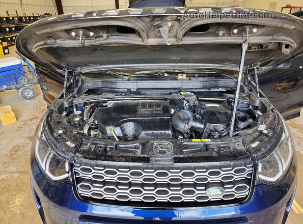 SALCL2FXXLH866601 2020 LAND ROVER DISCOVERY Blue Engine compartment view