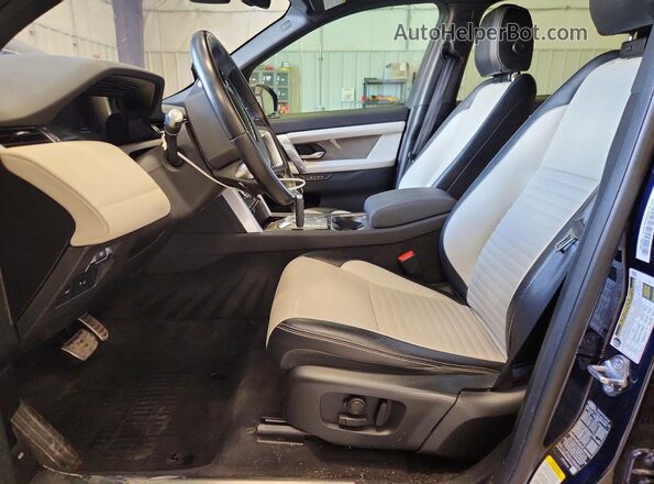 SALCL2FXXLH866601 2020 LAND ROVER DISCOVERY Blue Front interior view