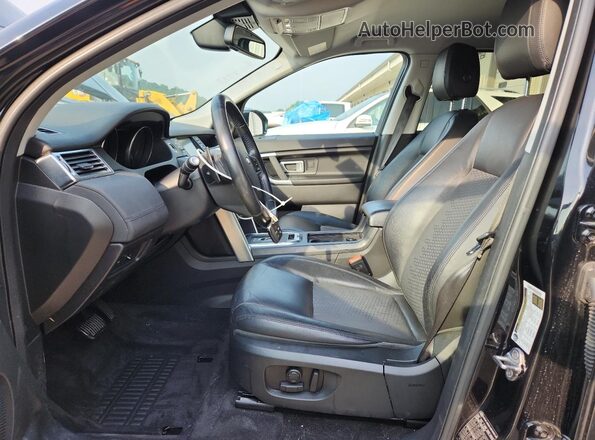 SALCP2BG1GH574576 2016 LAND ROVER DISCOVERY Black Front interior view