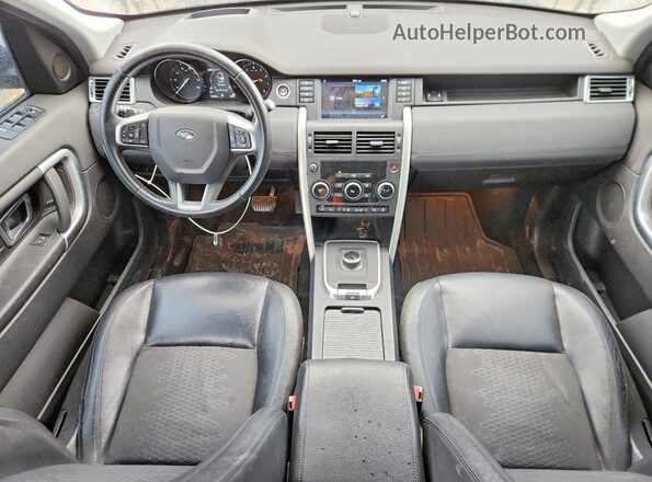 SALCP2BG2HH668239 2017 LAND ROVER DISCOVERY Gray Առջևի վահանակի տեսք