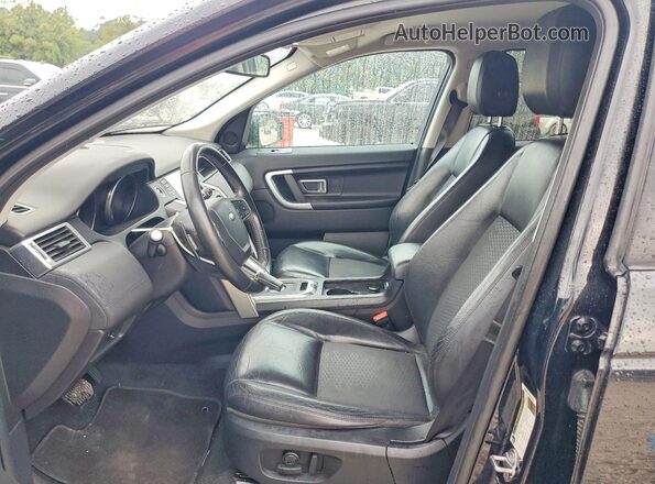 SALCP2BG2HH670606 2017 LAND ROVER DISCOVERY Черный Вид салона спереди