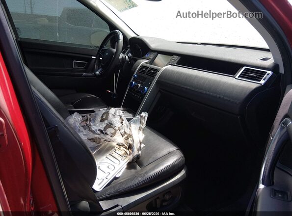 SALCP2BG5GH564827 2016 LAND ROVER DISCOVERY SPORT Red Front interior view
