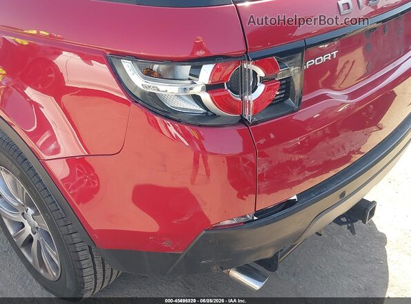 SALCP2BG5GH564827 2016 LAND ROVER DISCOVERY SPORT Red Rear interior view